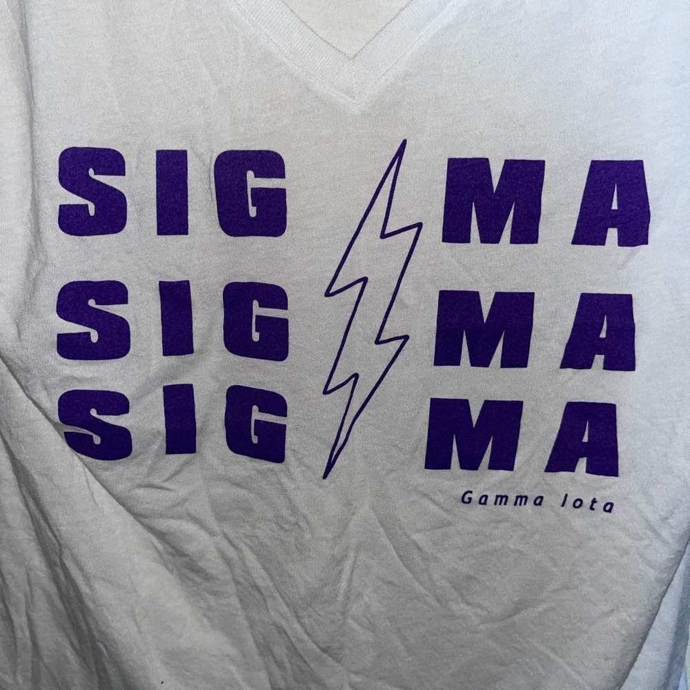 Tri Sigma tee shirt, size S